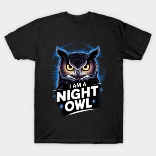 Night Owl Wisdom: Embrace the Darkness T-shirt T-Shirt